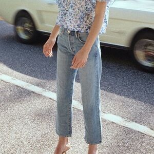 CITIZENS OF HUMANITY Emery Straight Leg High Rise Crop Jeans